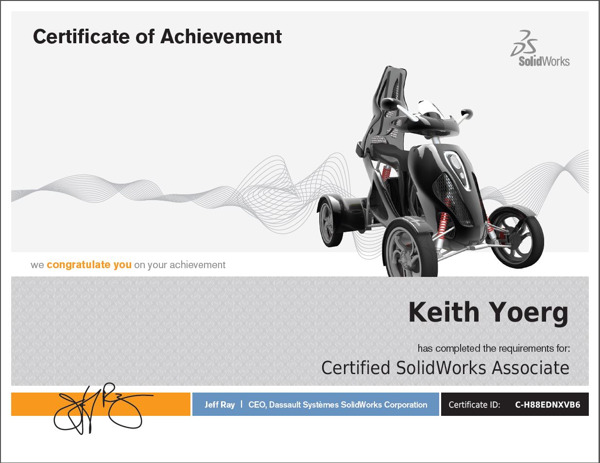 SolidWorks Cert