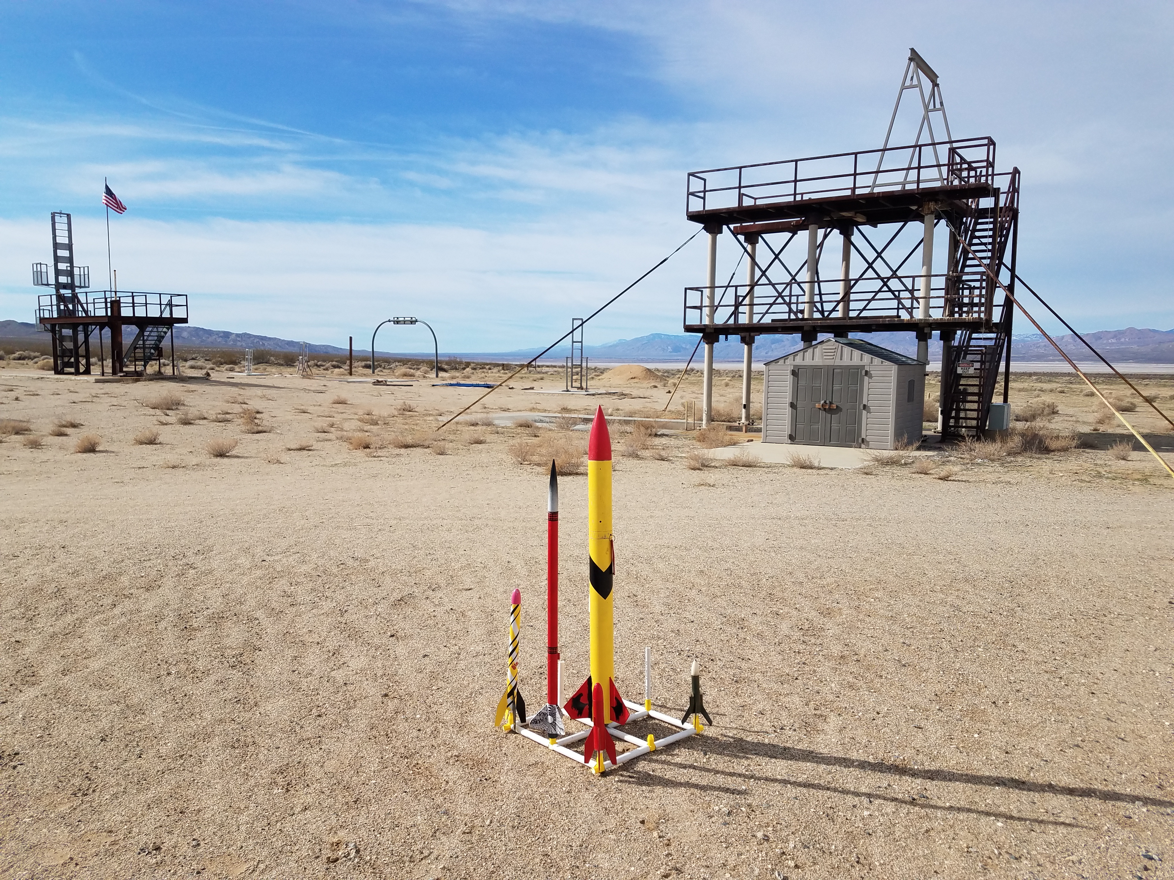 Photo of rockets at the RRS MTA